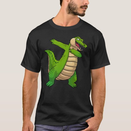 T-shirt Cool Crocodile Art For Boys Kids Toddler Alligator (Devant)