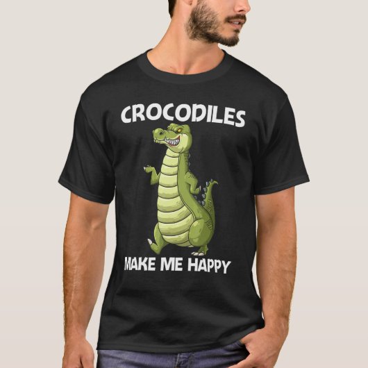 T-shirt Cool Crocodile For Men Women Alligator Reptile Ani (Devant)