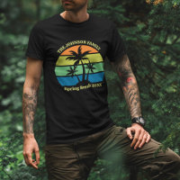 Cool Custom Tropical Beach Trip Palm Trees Noir