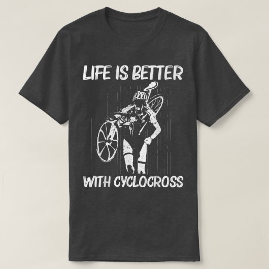 T-shirt Cool Cyclocross Conception Pour Hommes Femme Vélo (Design devant)