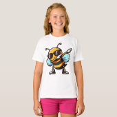 T-shirt Cool Dabbing Bee Kawaii (Devant entier)