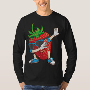 T-shirt Cool Dabbing Fraise Funny Love Dancer Sweet Fr