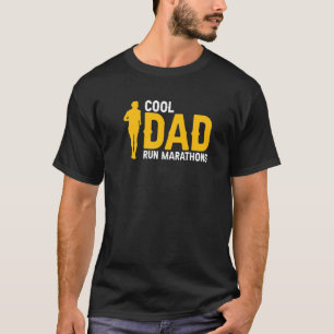T-shirt Cool DAD Run Marathons Super Runner Pour DADS Pre