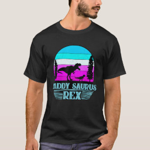 T-shirt Cool Daddy Saurus Rex Dinosaur Hommes Fête des pèr