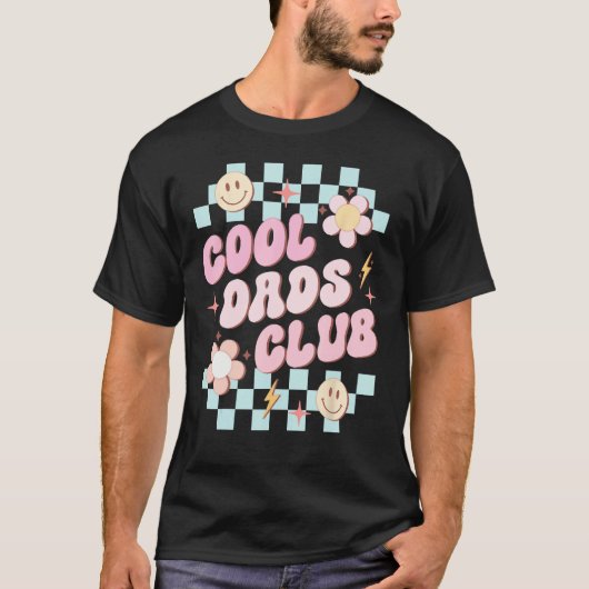 T-shirt Cool Dads Club, Happy Father's Day (Devant)