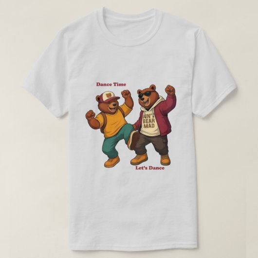 T-shirt Cool Dancing Bears (Design devant)