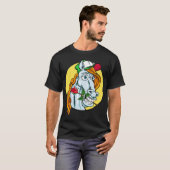 T-shirt Cool d'art du cheval (Devant entier)