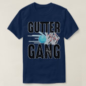 T-shirt Cool de Bowling Gutter Gang Bowlers (Design devant)