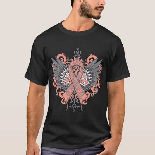 T-shirt Cool de cancer utérin (Devant)