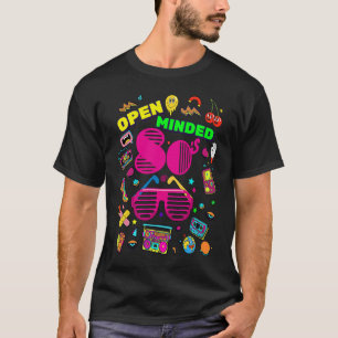 T-shirt Cool de génération des années 80 ouvert Retro vers