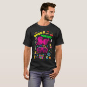 T-shirt Cool de génération des années 80 ouvert Retro vers (Devant entier)