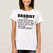 T-shirt Cool de guitare basse basse définition de Baid Nou (Devant)