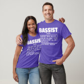 T-shirt Cool de guitare basse basse définition de Baid Nou (Unisexe)