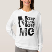 T-shirt Cool de motivation de la résolution de Nouvel An (Devant)