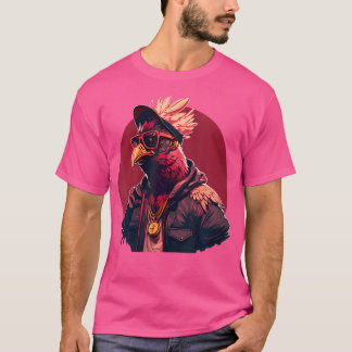 T-shirt Cool de poulet rap Hip hop Rb Rapper