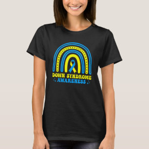 T-shirt Cool De Sensibilisation Au Syndrome De Down Rainbo