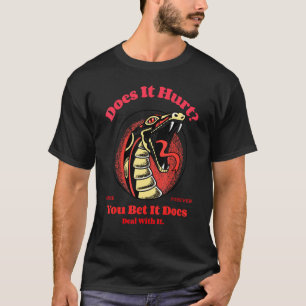 T-shirt Cool de serpent à basse taille Gothique Conception