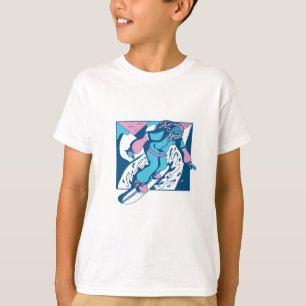 T-shirt Cool de snowboard
