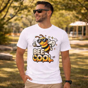 T-shirt Cool   Dessin amusant Conception d'abeilles domest