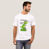 T-shirt Cool Dino on a Skateboard (Devant entier)