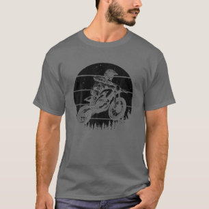 T-shirt Cool Dirt Vélo Art Hommes Femmes Motocross Vintag