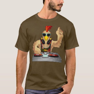 T-shirt Cool DJ Dicken DJ Funny Party Animal Music Mixer