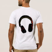 T-shirt cool dj headphone (Dos)