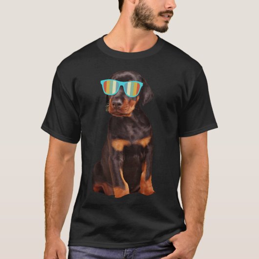 T-shirt Cool Doberman Puppy (Devant)