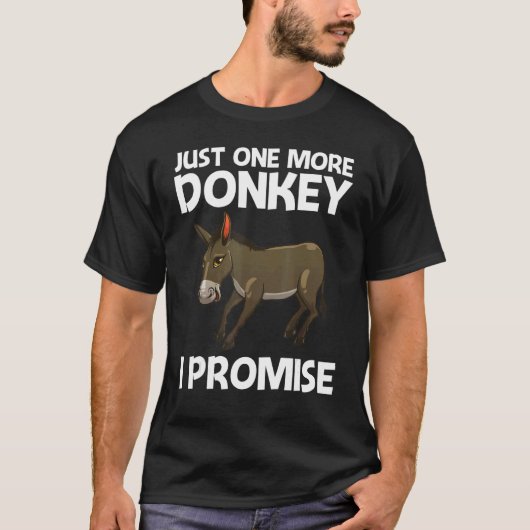 T-shirt Cool Donkey pour hommes femmes Mule Donkey Safari  (Devant)