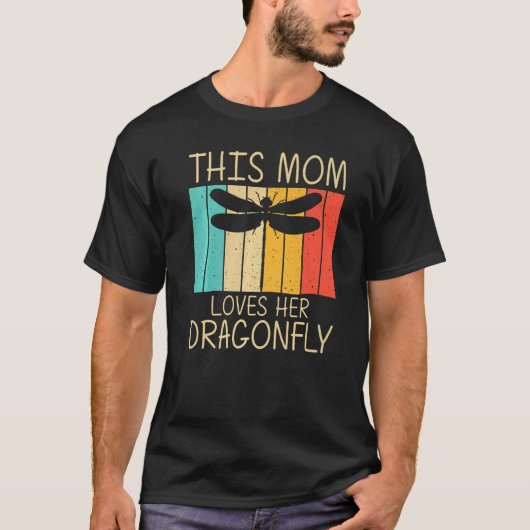 T-shirt Cool Dragonfly For Mom Mama Critters Insect Dragon (Devant)