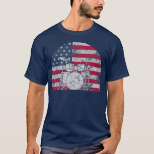T-shirt Cool Drummer Art Pour Hommes Femmes Drummer Percu