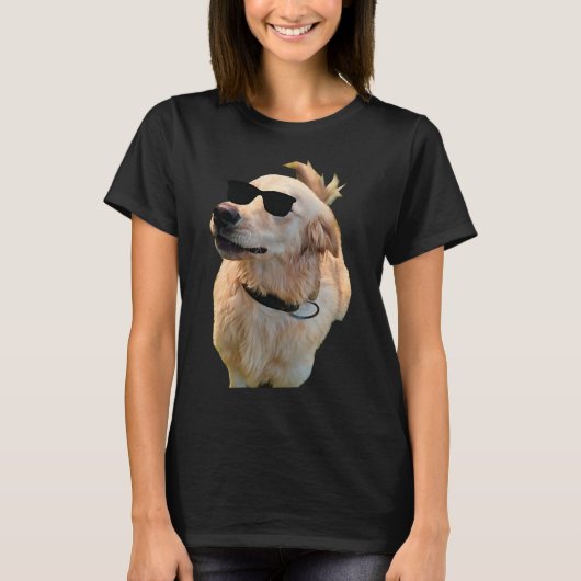 T-shirt Cool du Labrador Lunettes de soleil chien (Devant)