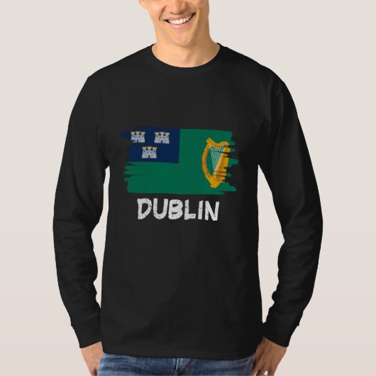T-shirt Cool Dublin Flag (Devant)