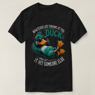 T-shirt Cool Duck Funny Citation Graphique Tee