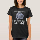 T-shirt Cool Duct Tape For Men Women Handyman Engineering (Devant)