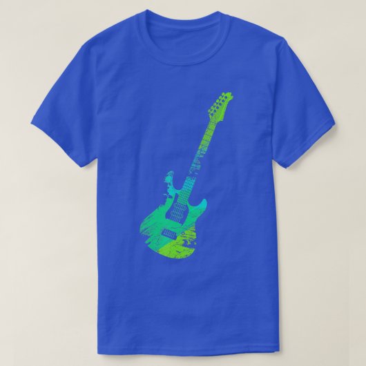 T-shirt Cool Electric Guitar Chords Art Funny Basse Slogan (Design devant)