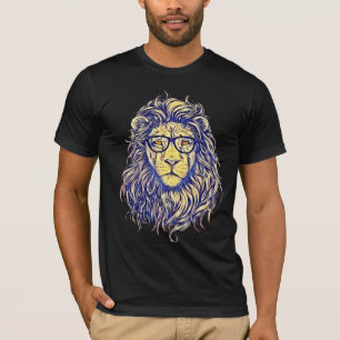 T-Shirt cool élégant en lion Hipster
