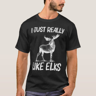T-shirt Cool Elk For Men Women Elk Deer Hunter Hunting