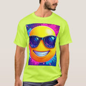 T-shirt Cool 😎 Emoji Fun (Devant)
