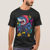 T-shirt cool en Streetwear Shark Cartoon (Devant)