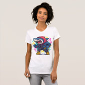 T-shirt cool en Streetwear Shark Cartoon (Devant entier)