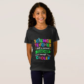 T-Shirt Cool enseignant en sciences (Devant entier)