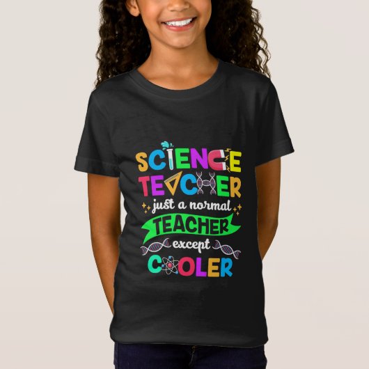 T-Shirt Cool enseignant en sciences (Devant)