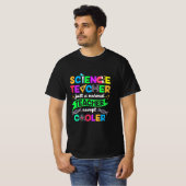 T-shirt Cool enseignant scientifique (Devant entier)