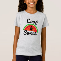 T-shirt cool et pastèque douce