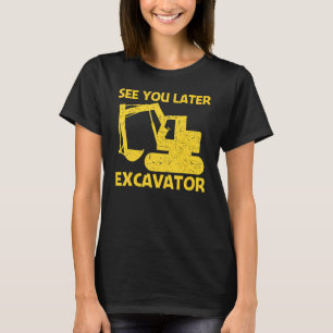 T-shirt Cool Excavateur Pour Hommes Femmes Équipement Lour