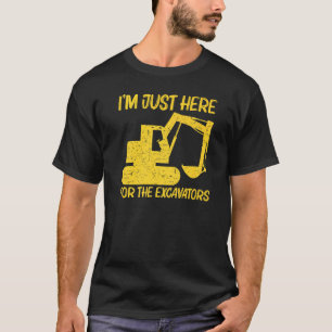 T-shirt Cool Excavateur Pour Hommes Femmes Équipement Lour