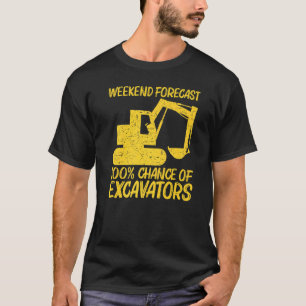 T-shirt Cool Excavateur Pour Hommes Femmes Équipement Lour