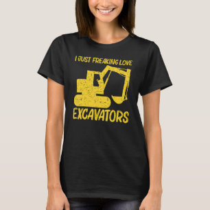 T-shirt Cool Excavateur Pour Hommes Femmes Équipement Lour
