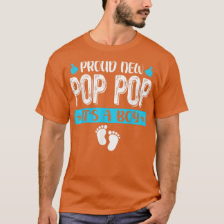 T-shirt Cool Famille Fier Nouveau Pop Pop C'est un garçon
